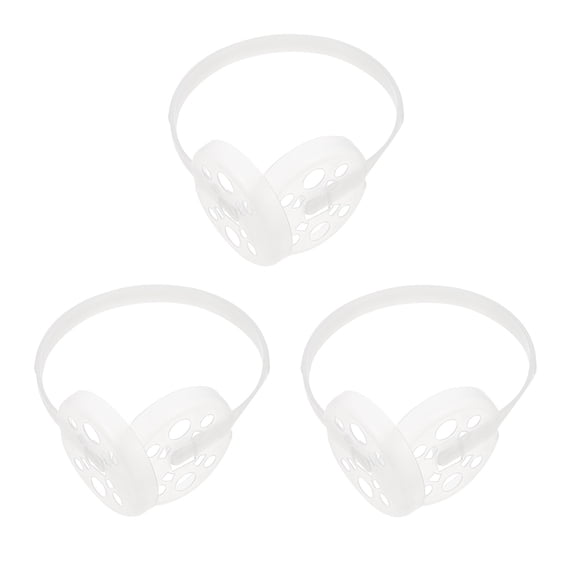 Support Rond pour Coussinets d'Oreille 3 Pcs pour Fournitures de Fabrication de Coussinets d'Oreille et Amateurs d'Artisanat