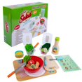 thumbnail image 1 of Tea Party Tableware Wooden Handicraft Toy Kitchen Pretend Play Set Cooking Coffee Bread For Toddlers Kids Birthday Gift Favors, 1 of 7