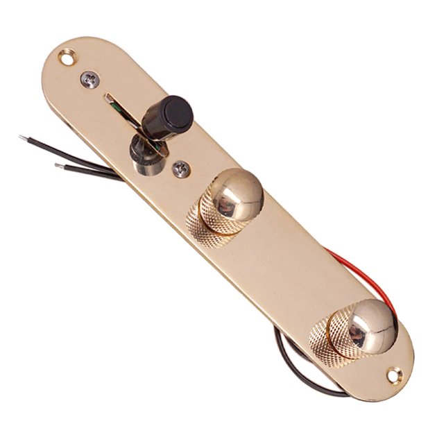 Langgg Plaque de Commande Précâblée pour Guitare Électrique Fender TL Cuivre