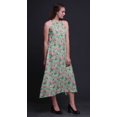 thumbnail image 4 of Bimba Floral Causal Long Backless Halter NeckDressWomen Printed BeachDress-Large, 4 of 6