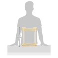 thumbnail image 2 of Allied Brass BSK-60DR Double Tier Rectangular Toiletry Shower Basket, Polished Brass, 2 of 2