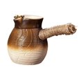 thumbnail image 2 of GROWTH TANK Ceramic Teapot Porcelain Tea Pot Loose Leaf Tea Pot Tea Kettles Tea Maker Kettle 401ml Yellow, 2 of 9