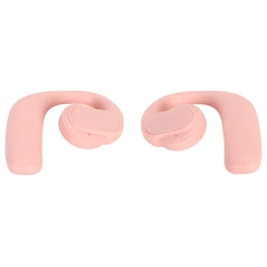 Wireless Earbuds, 16 Mm Speakers Portable Earbuds Open Ear Directional Sound Transmission Technology with Charging Case for Calls for Cycling Pink
