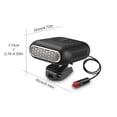 thumbnail image 3 of 12V 24V Universal Auto Heater Fan with Warm Up Defrost Function Low Noise Energy Efficient Car Heating System, 3 of 9
