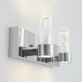 thumbnail image 3 of Artika Ratio Applique Murale Moderne à DEL à 2 Lumières Luminaire Chrome, 3 of 5