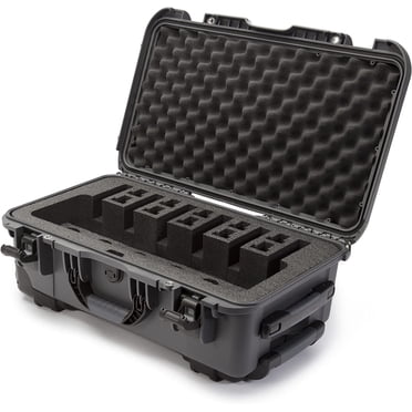 Nanuk 935 Waterproof Professional Gun Case, Military Approved, Custom Foam Insert with Wheels 6UP- Graphite - Made in Canada