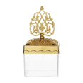 thumbnail image 2 of Food Storage Set Light Gold Plated Candy Box European Style Wedding Square Transparent Container with Lid Storage Bags Containers Food Saver Set Reusable Storage Bags Kitchen Storage Set, 2 of 6