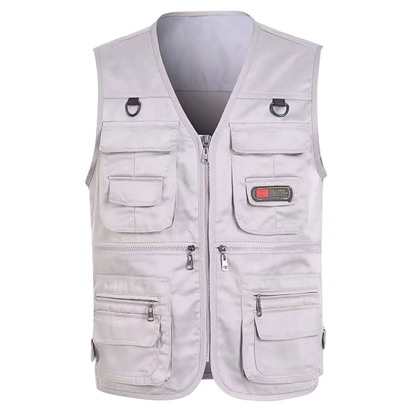 Coats for Men,Jackets for Men,Mens Work Jacket Standing Collar Multiple Pockets Outdoor Photography and Sports Jacket Coat,Work Jackets for Men,Jacket for Men