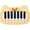 Jaune, variante sur Jouet Clavier Piano pour Tout-Petits avec Sons de Piano et de Guitare, Instrument de Musique Électronique Portable pour Enfants de 1 à 6 Ans, Matériau ABS, Léger et Sécuritaire Premier Anniversaire.,Jaune