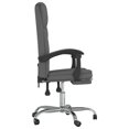 thumbnail image 2 of vidaXL Adult Reclining Office Chair Dark Grey Fabric, 2 of 5