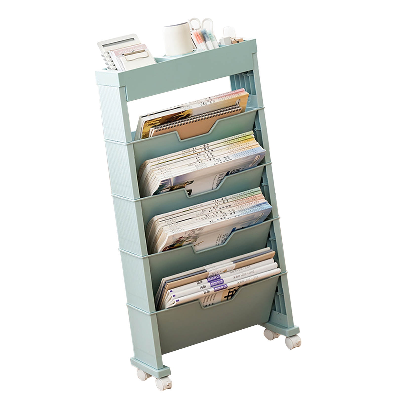Book Storage Shelving,Classroom Bookshelf Multilayer Foldable Book Storage Shelf Multilayer Classroom Bookshelf Tailored for Perfection