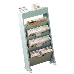 Étagère de rangement de livre, étagère de classe Multicouche pliable de livre Étagère multicouche de classe sur mesure pour la perfection