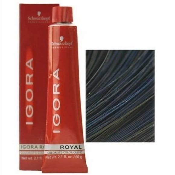 Schwarzkopf Professional Igora Royal Permanent Hair Color 1-1 Blue Black 60 Gram