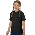 thumbnail image 1 of Hanes Authentic TAGLESS Kid`s Cotton T-Shirt, XS, Black, 1 of 1