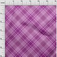 thumbnail image 3 of oneOone Cotton Cambric Purple Fabric Check Sewing Craft Projects Fabric Prints By Yard 56 Inch Wide, 3 of 5