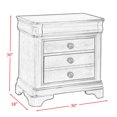thumbnail image 4 of Picket House Furnishings Table de Nuit Conley Cherry, 4 of 4