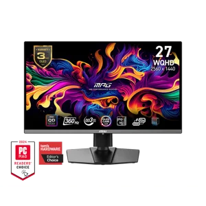 MSI 27" 2560 x 1440 (QHD) 360Hz 0,03 ms (GTG) QD-OLED Moniteur de jeu Hauteur réglable (MPG 271QRX QD-OLED)