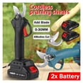 thumbnail image 2 of 4 Gears Electric Pruner Brushless Pruning Shears Cordless Pruner Lithium Powered Fruit Tree Bonsai Pruning With 2 Battery ,Less Effort, 2 of 6