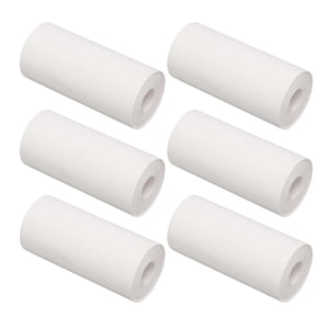 Mini Printing Paper, White Multipurpose Thick Safe 20 Rolls Thermal Printer Paper  for Printer