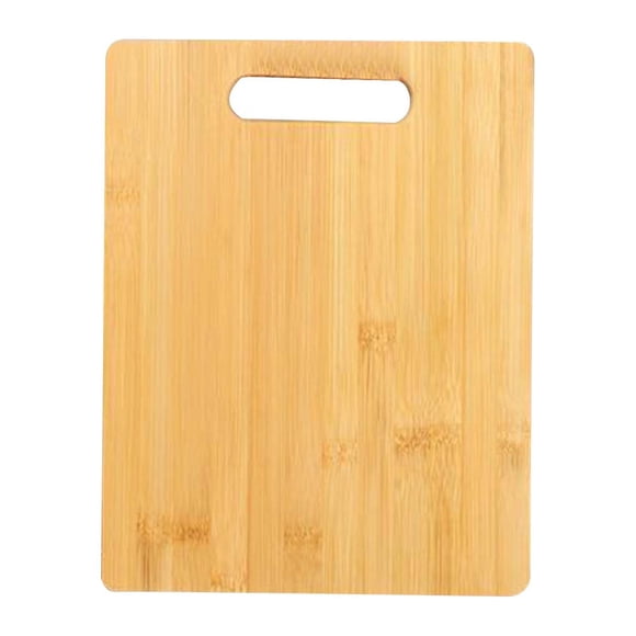 Wooden Cutting Board with Handle Cooking Board Inner Handle Thawing Board Square and Wood Cutting Board Travel Fruit Chopping Board Camping Portable Small Vegetable Board