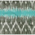 thumbnail image 4 of oneOone Tissu Popeline Sergé Coton Bio Chevron Ikat Imprimé au Mètre 42 Pouces de Large, 4 of 4
