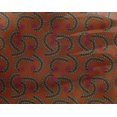 thumbnail image 4 of oneOone Georgette Viscose Fabric Leaves & Swirl Block Printed Fabric 1 Yard 42 Inch Wide, 4 of 4