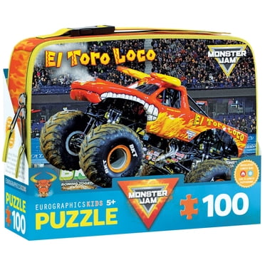 Puzzle Monster Jam El Toro Loco 100 pièces dans un sac à lunch