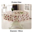 thumbnail image 3 of MYG Nappe Ronde de 60 Pouces Résistante aux Taches et aux Plis Lavable en Polyester Rose, 3 of 6