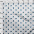 thumbnail image 2 of oneOone Silk Tabby Fabric Floral Block Printed Craft Fabric BTY 42 Inch Wide, 2 of 4