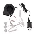 thumbnail image 2 of Inflatables Air Blower, Pump Fan Commercial Inflatable Bouncer Blower With 2.8m Power Cable, 3 Light Strip, House Blower Fan For  Stage Props, Parties, Restaurants, 2 of 8