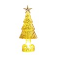thumbnail image 2 of Lksixu Crystal Christmas Tree, Christmas Decorations 5.9" Pre-lit Tabletop Christmas Tree Figurine with LED Lights, Battery Operated Glowing Xmas Tree Night Lamp Table Centerpiece for Holiday Party, 2 of 7