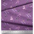 thumbnail image 3 of Soimoi Poly Georgette Fabric Check,Spider & Bat Kids Decor Fabric Printed Yard 42 Inch Wide, 3 of 3