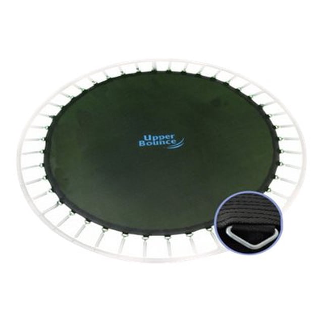 Tapis de Remplacement pour Trampoline, Convient aux Cadres Ronds de 14 Pi avec 80 Anneaux en V, Utilisant des Ressorts de 5,5 Pouces - Tapis Seulement