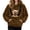 Brown, variant on MOAOASPER Women's Pet Carrier Hoodie, Fleece Pet Pouch Sweatshirt, Adjustable Strap, Drawstring Hood, Kangaroo Pocket, Solid Color, Fall Winter Casual Warm Pullover