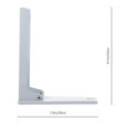 thumbnail image 2 of AMERTEER Turntable Microwave Oven Stand Microwave Shelf 23x4cm White, 2 of 8
