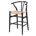 thumbnail image 1 of Woodcord II Stool (25") in Black, 1 of 2