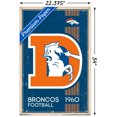 thumbnail image 3 of NFL Denver Broncos - Retro Logo 14 Wall Poster, 22.375" x 34", 3 of 5