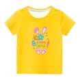 thumbnail image 1 of MeetoTime T-shirt à Manches Courtes de Pâques pour Enfants, Col Rond, Coupe Ample, Imprimé, pour Garçons et Filles, 3 à 14 Ans, 1 of 6