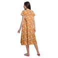thumbnail image 2 of Moomaya Chemise de Nuit d'Allaitement à Col en V pour Femmes, Imprimée, à Manches Courtes, 2 of 5
