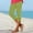 Green, variant on PEZHADA Women's High Waisted Capri Leggings with Pockets, Yellow