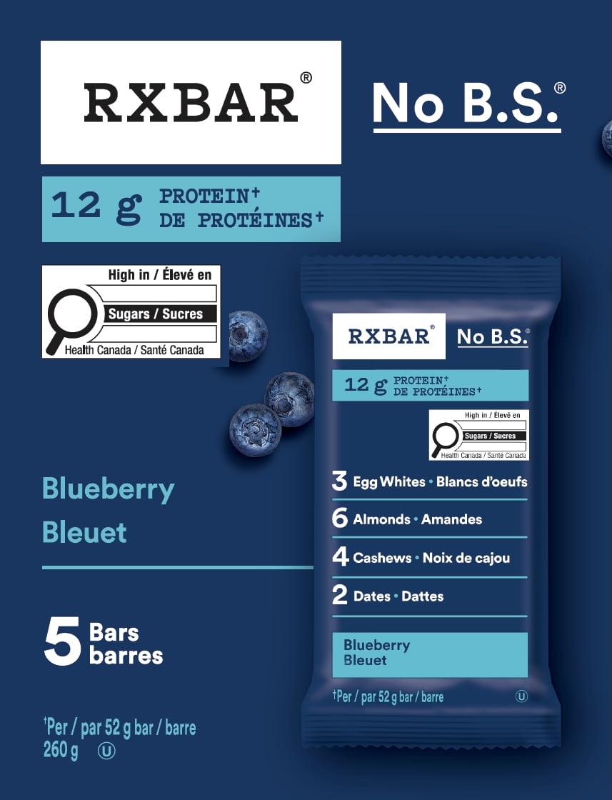 RXBAR® Blueberry Protein Bars 5 x 52 g