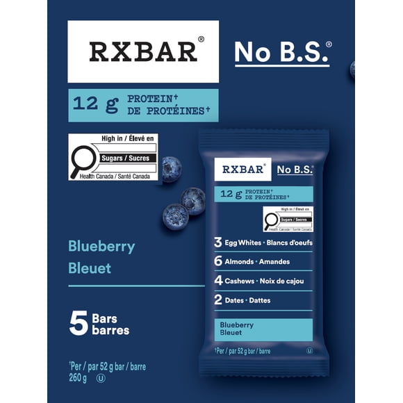 RXBAR® Blueberry Protein Bars 5 x 52 g