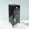 thumbnail image 4 of tredstone Small Makeup Storage Cabinet Vertical File Cabinet for Cotton Pad Entryway Black, 4 of 8