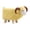 Yellow, variant on Siruishop Animal Footstool Cartoon Footrest Ottoman for Living Rooms Entryway Playroom White
