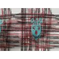thumbnail image 4 of oneOone Cotton Poplin Fabric Swirl & Check Ikat Printed Fabric 1 Yard 42 Inch Wide, 4 of 4