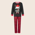thumbnail image 1 of 2 Pièces Assorties Ensemble Lettre Imprimé Patchwork Homewear Costumes (Noir S Hommes ), 1 of 8