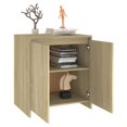thumbnail image 3 of vidaXL Sideboard Sonoma Oak 70x41x75 cm Engineered Wood, 3 of 5