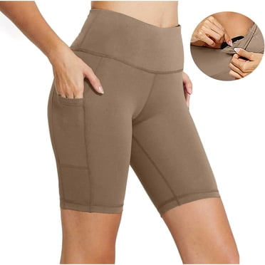 Cameland Shorts de Yoga Taille Haute pour Femmes, Shorts d'Entraînement et de Course, Sensation de Nu, Shorts de Cycliste, Contrôle du Ventre, Poches Profondes