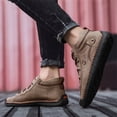 thumbnail image 4 of LSLJS Espadrilles pour Hommes, Chaussures pour Hommes Montantes d'Extérieur Chaussures Décontractées pour Hommes Chaussures en Cuir Ajustées, 4 of 8