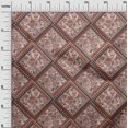 thumbnail image 3 of oneOone Georgette Viscose Brun Tissu Floral Matière de Robe Tissu Imprimé Tissu au Yard 42 Pouces de Large, 3 of 4